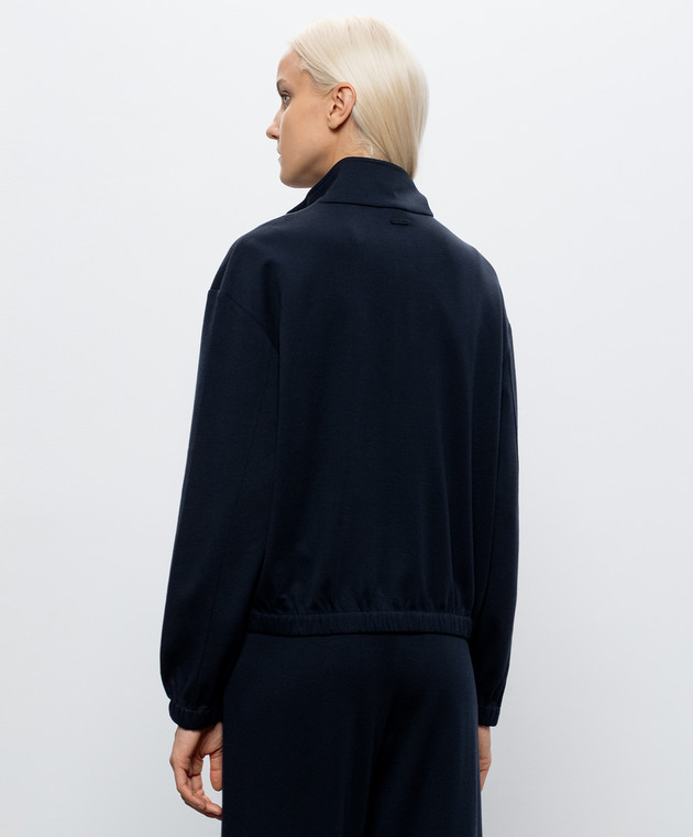 Max Mara Синя спортивна куртка LOSO MXMESPLOSO зображення 4