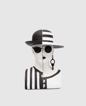 Baci Milano Біла підставка для книг Mrs.White Mr.Black BOOKINS01