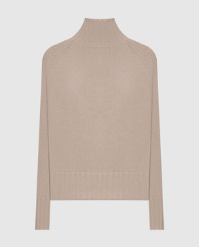 Max Mara Бежевый свитер MANTOVA из шерсти и кашемира SMMMANTOVA