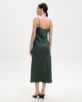 Asceno Зелена сукня Lille із шовку D119F03C509