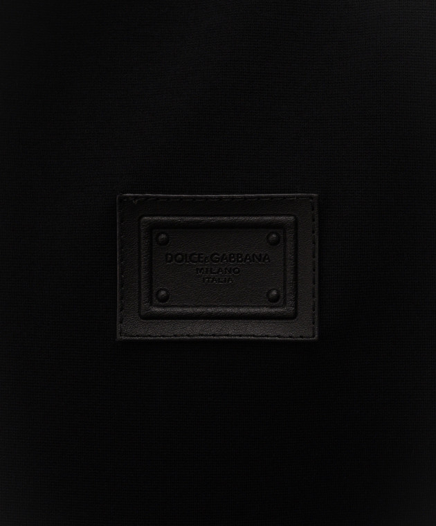 Dolce&Gabbana Черный жилет с логотип патч G9AOGTGK305 изображение 5