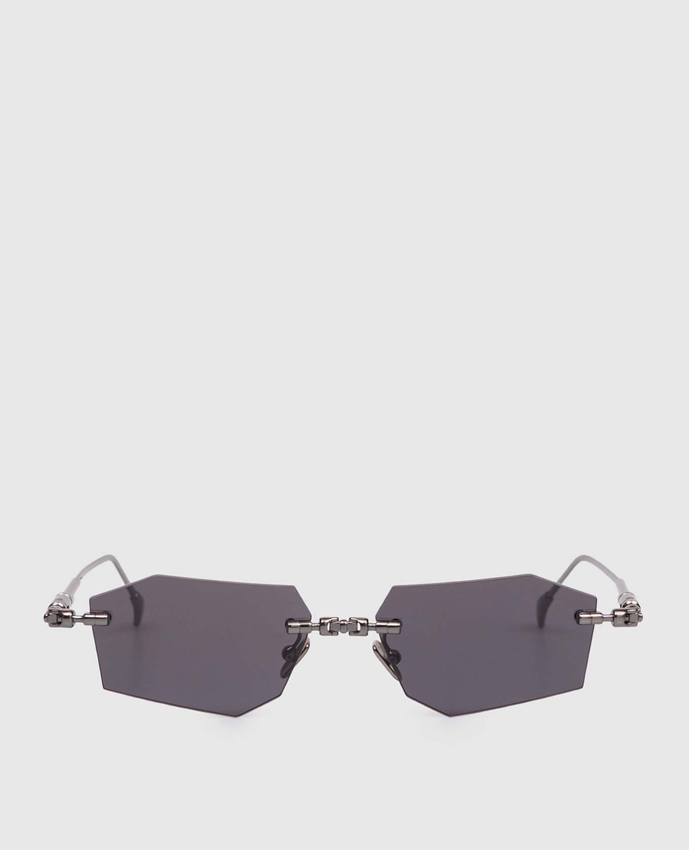 Серебристые очки H63