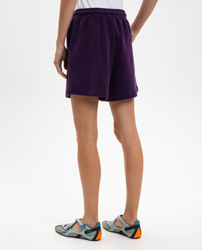 The Attico Фиолетовые шорты с логотипом 260WCQ00013JJF007AA