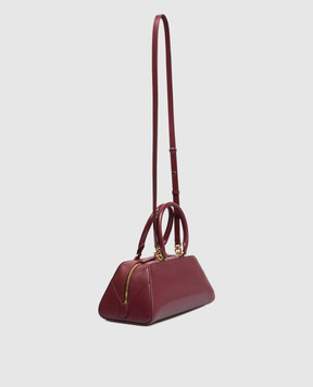 Givenchy Бордова шкіряна сумка Antigona East-West BB5130B2EM