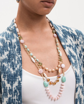 Dolman Bijoux Багатошарове намисто з кабошонами 75050