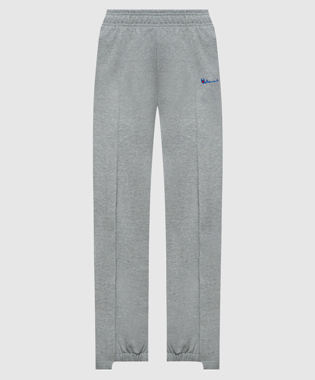 Vetements Серые меланжевые спортивные штаны WH27SP224G