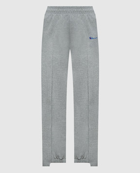 Vetements Серые меланжевые спортивные штаны WH27SP224G
