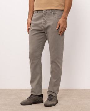 Brunello Cucinelli Джинсы цвета хаки M277PX1290