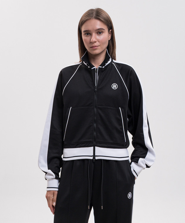 AMIRI Чорна спортивна куртка з вишивкою AWOUJA1036 зображення 3