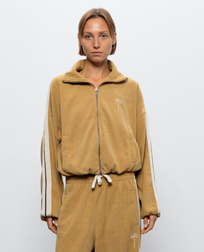 Palm Angels Коричневая спортивная куртка PAWBD004FB001