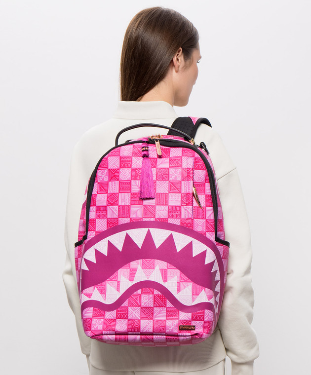 Sprayground Детский розовый рюкзак AI AFRICAN INTELLIGENCE THE SUNSET RESET 910B9257NSZ изображение 2
