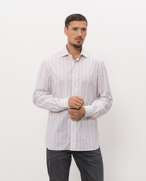 ISAIA Біла сорочка в смужку IM10TCC6854