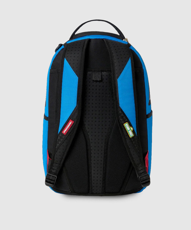Sprayground Дитячий синій рюкзак SESAME STREET COOKIE MONSTER TAKE A BITE 910B9122NSZ зображення 3