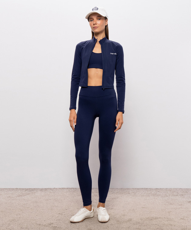 Sporty & Rich Синий топ TO00385326BL106 изображение 2