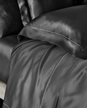 Fazzini Чорна наволочка із шовку LAGFEDS50X80Q