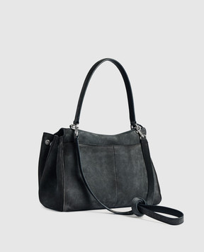 Balenciaga Синяя замшевая сумка Rodeo 7897792AB4G