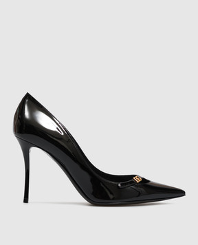 Dolce&Gabbana Черные кожаные лакированные туфли CD2004A1471