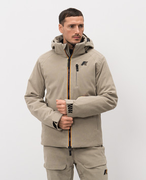 K-Way Горнолыжная вельветовая куртка LAMET цвета хаки K51331W
