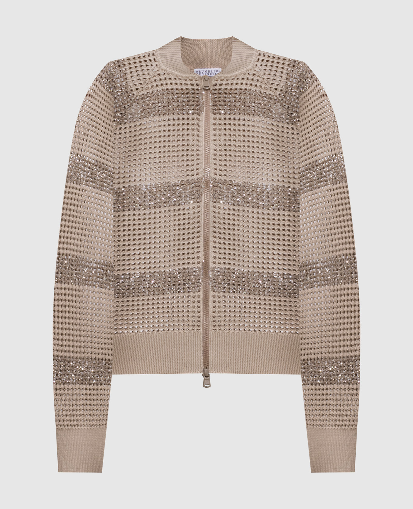 

Бежевый кардиган с пайетками, Кардиганы