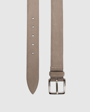 Orciani Бежевий замшевий ремінь Amalfi U08211AMF