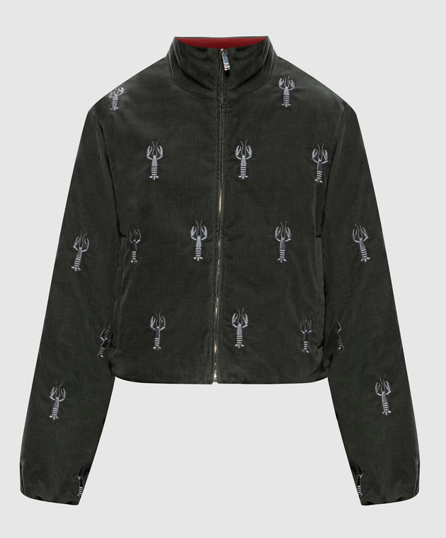 Thom Browne Вельветовая двухсторонняя пуховая куртка LOBSTER FBD077EE1645