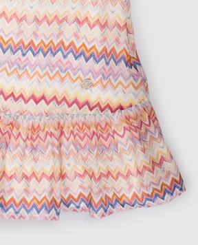 Missoni Дитяча сукня із шовком в брендовий принт MY1C32K0286810