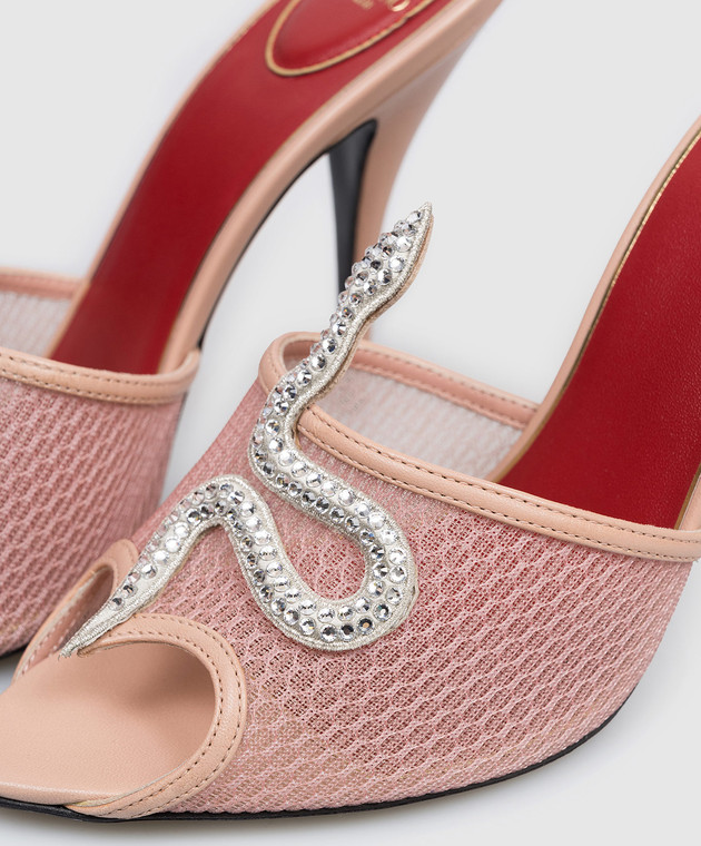 Valentino Рожеві мюлі Coeur Vipère 8W0S0PD7QMA зображення 5