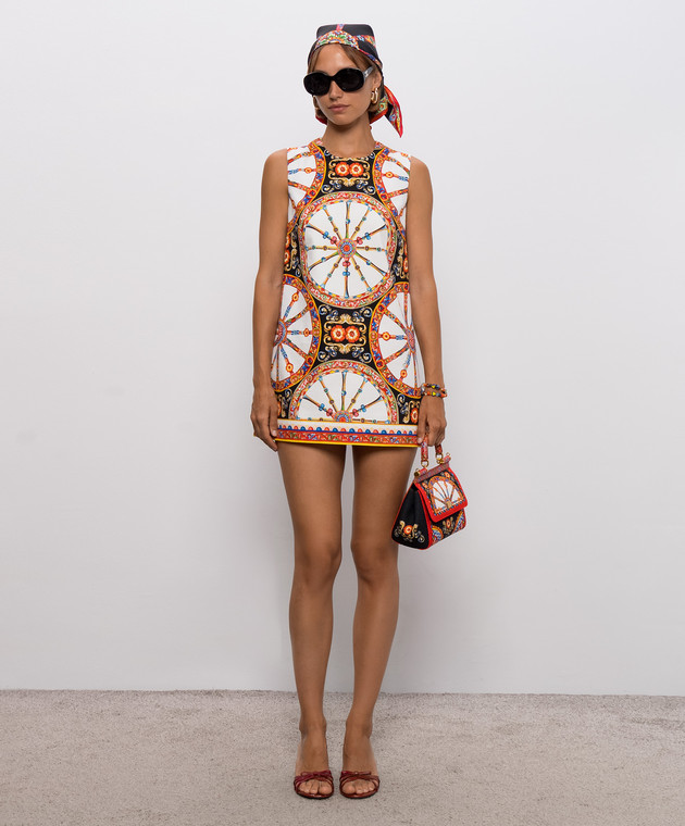 Dolce&Gabbana Топ в брендовий принт F7BZ0TGDDTD зображення 2