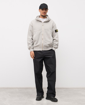 Stone Island Сіра спортивна куртка з логотипом K2S156100020S0210