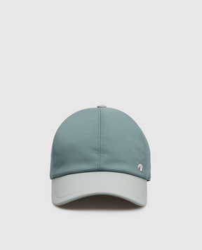 Stefano Ricci Дитяча зелена комбінована кепка з емблемою YCV61NV15EPL001H