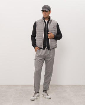 Brunello Cucinelli Кардиган серый из кашемира M2200106