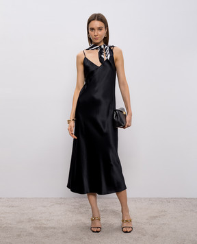 JOSEPH Черное платье миди Clea JF008192