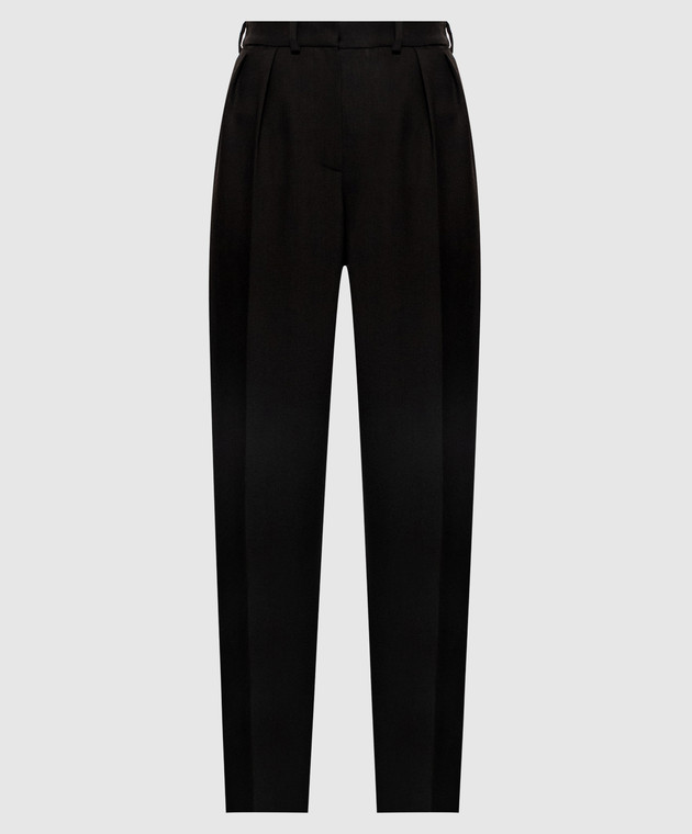 Magda Butrym Коричневі штани з вовною PANTS02151926