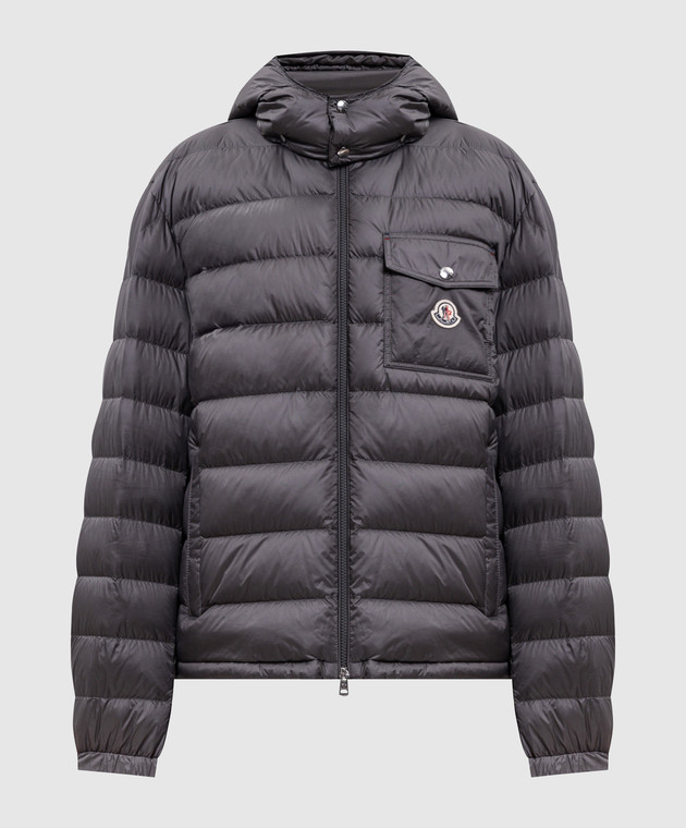 Moncler Серый пуховик Verith L20911A00004599Q0