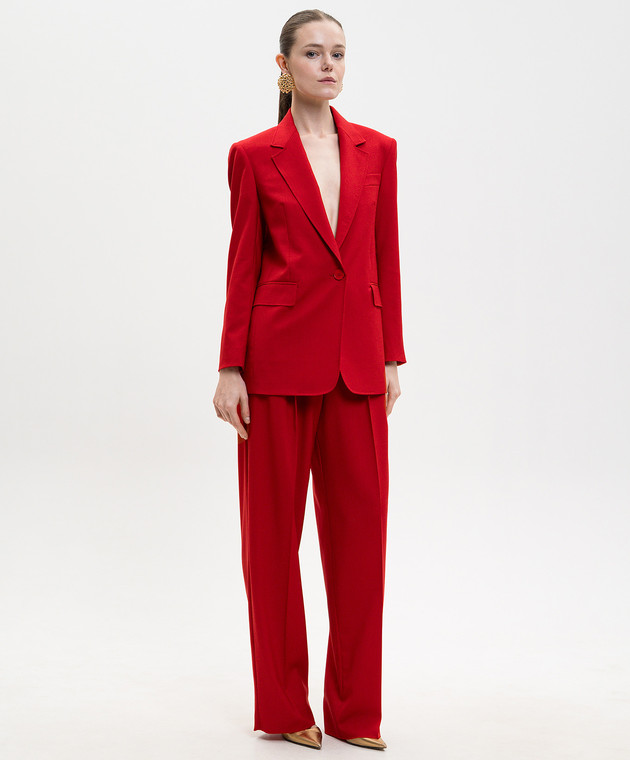 Max Mara Красный жакет BALCO из шерсти MSTBALCO изображение 2