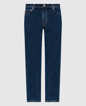 Peserico Сині джинси з патчем логотипа R54718L85Q04291