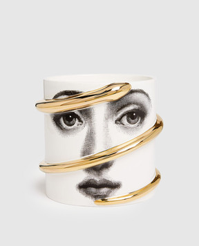 Fornasetti Ароматична свічка POCO DOPO - Peccato Originale Décor в керамічному свічнику FPG044ZFP