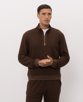 Brett Johnson Коричневий світшот з блискавкою FW26J07JAR10CHE