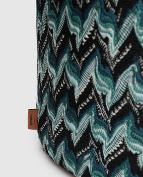 Missoni Home Черный пуф fluidity в узор 1E4LV00017