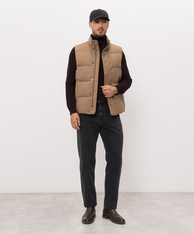 Canali Сірі джинси з патчем логотипа PD0166391747 зображення 2
