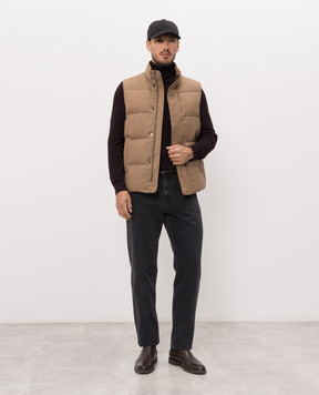 Canali Сірі джинси з патчем логотипа PD0166391747