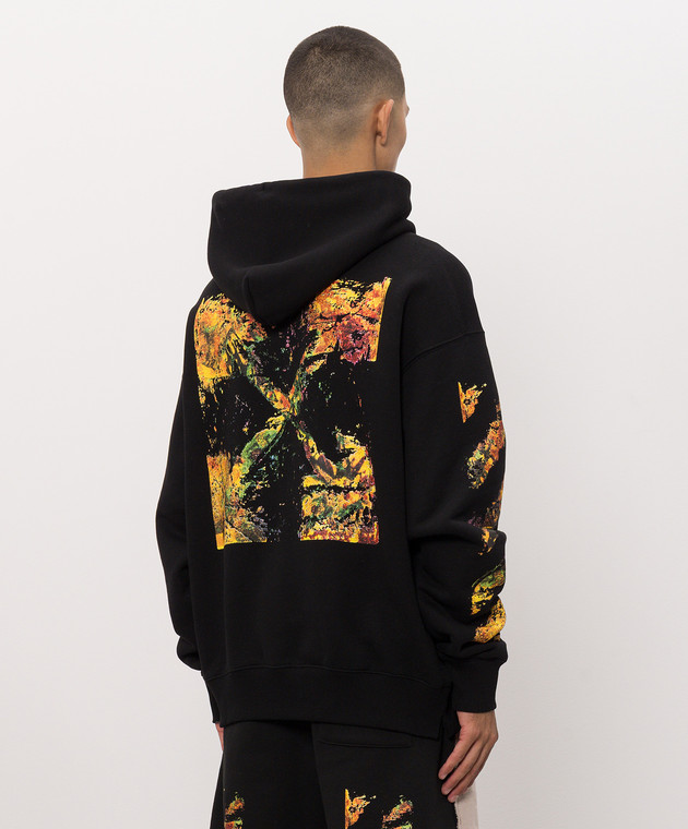 Off-White Черные худи с Spices Arrow принтом 44MBB085F26F004 изображение 4