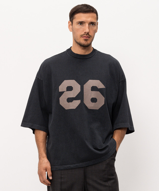 Fear of God Черная футболка с принтом FG9M109958HWJ изображение 3