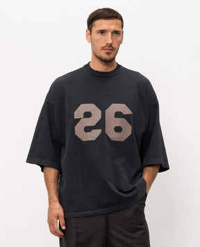 Fear of God Черная футболка с принтом FG9M109958HWJ