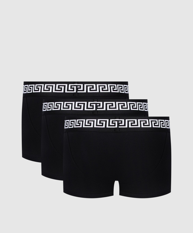Versace Набор черных трусов-транков Medusa 10249111A17881 изображение 2