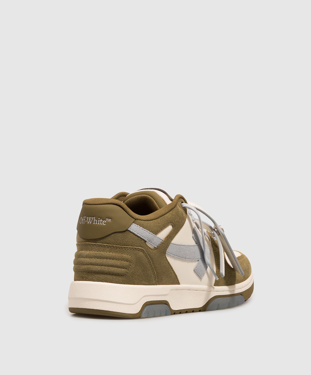 Off-White Кожаные кроссовки Out Of Office с тиснением логотипа OF05730310 изображение 3