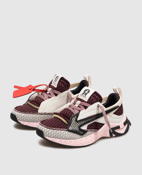 Off-White Бордовые кроссовки Space Memo OF05805655
