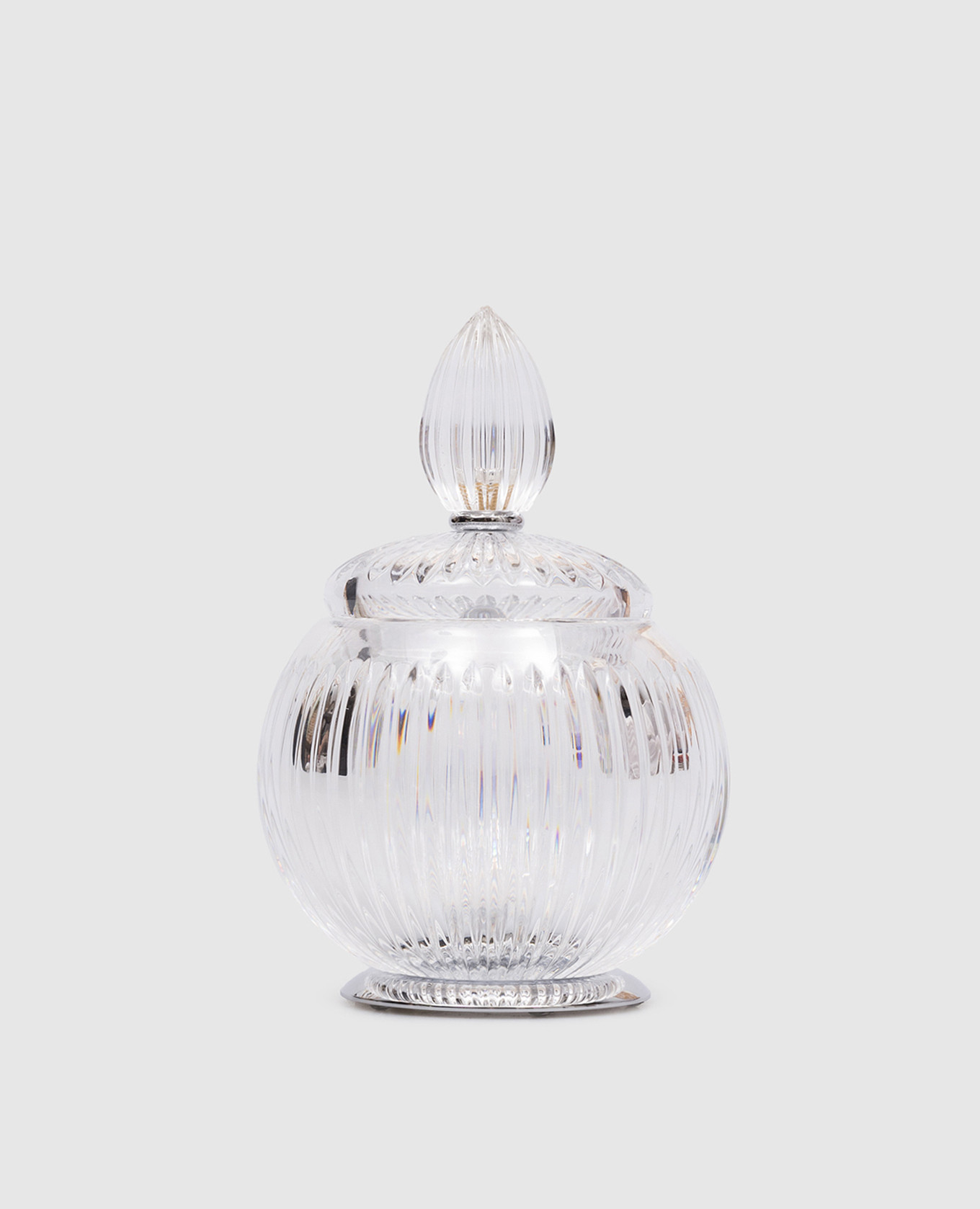 

Хрустальный органайзер для ватных дисков и палочек Elegance, Прозрачный, Аксессуары для ванной