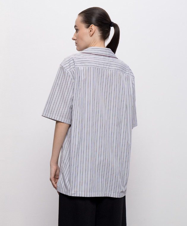 Dolce&Gabbana Сіра сорочка в смужку F5U31TFR51X зображення 3