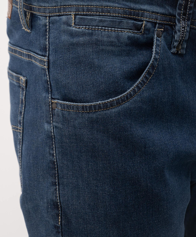 Florentino Синие джинсы с логотип патч 126554610710 изображение 5